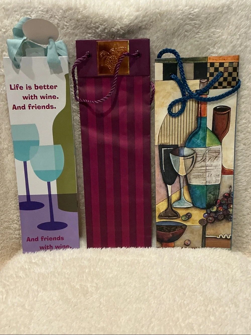 Assorted Wine Gift Bags - 7 Vino Collection